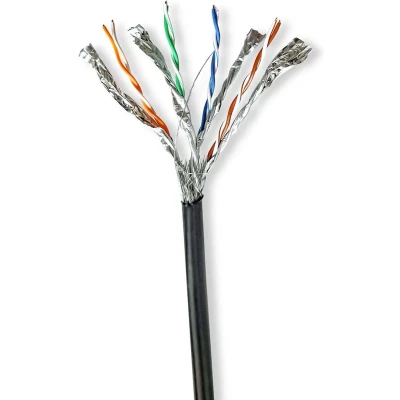 Afbeelding van Netwerkkabel voor buiten Cat7 S/FTP 100 meter (Stugge kern, 100% koper)