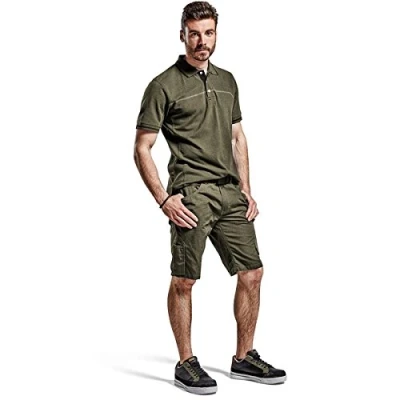 Afbeelding van Blaklader Service short 1499 1330 Groen/Zwart C56