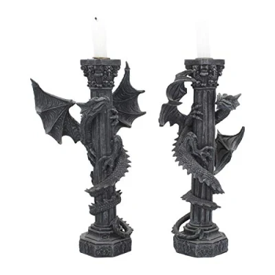 Afbeelding van Nemesis Now Guardians of The Light Kaarsenhouders, 28cm, (Set van 2)