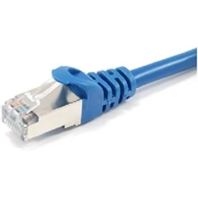 Afbeelding van Equip Patch kabel RJ45 Cat6A S/FTP (S STP) PIMF 0,25 m Blauw