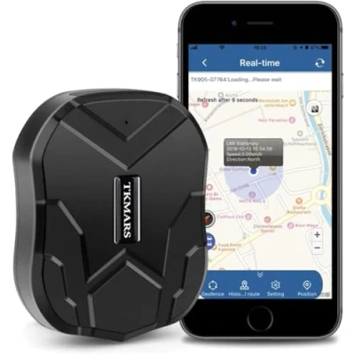 Afbeelding van GPS tracker voor auto, TK905 met gratis app zonder abonnement, 5000 mAh magnetische antidiefstal auto realtime locatie geofencing