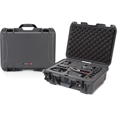 Afbeelding van Nanuk 925 waterdichte draagtas met schuiminzetter voor Canon, Nikon 1 DSLR Lichaam en lenzen/lenzen Grafiet