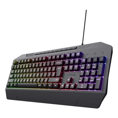 Afbeelding van Trust GXT 836 Evocx toetsenbord USB QWERTY Amerikaans Engels Zwart