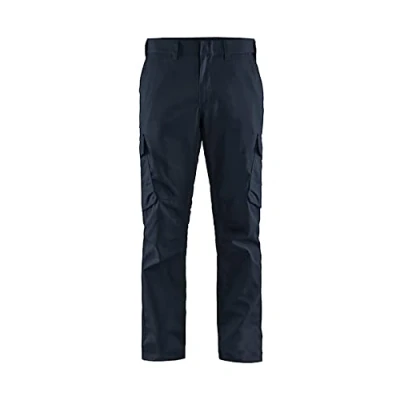 Afbeelding van Blaklader Industrie werkbroek stretch 1444 1832 Donker marineblauw/Zwart C154