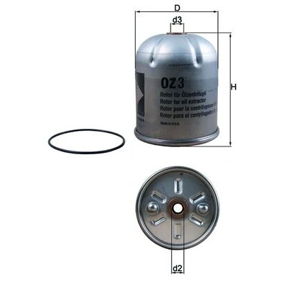 Afbeelding van Knecht Oliefilter OZ 3D