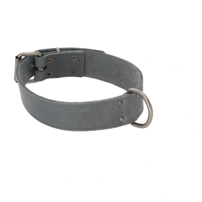 Afbeelding van Adori Halsband Vetleder Met Print Grijs Hondenhalsband 65x4.0 cm