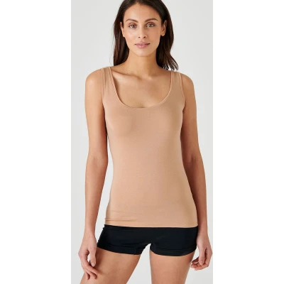 Afbeelding van Damart Tanktop Thermolactyl onzichtbaar Dames Beige M