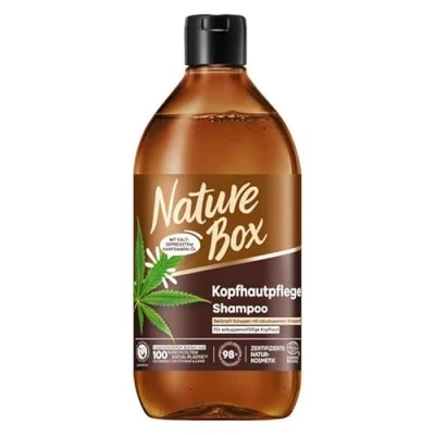Afbeelding van 6 pack Nature Box Scalp Care Shampoo met koudgeperste hennepzaadolie 385ml