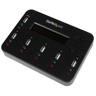 Afbeelding van StarTech.com Standalone 1:5 USB flashdriveduplicator en wisser flashdrivekopieerder
