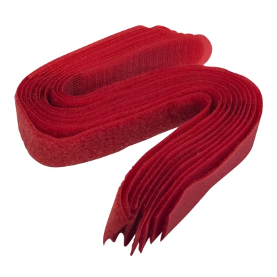 Afbeelding van Agrivet Koeherkenningsbandje klittenband rood 10 stuks