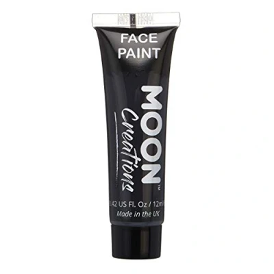 Afbeelding van Moon Creations Gezichts en lichaamsverf, 12 ml, zwart