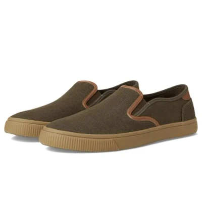Afbeelding van TOMS Heren Baja Sneaker, Canteen Heritage Canvas/PU Trim, 8.5 UK, Kantine Canvas Pu 42.5 EU