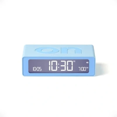 Afbeelding van Lexon Flip Mini LR158 ON OFF Oplaadbare Wekker Licht Blauw