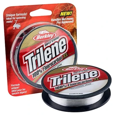 Afbeelding van Fluorocarbone Bobine 25M Berkley Trilene 100% Fluorocarbon Leader 0,15Mm 1,8Kg Transparent