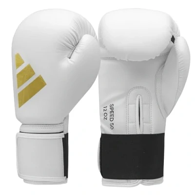 Afbeelding van Adidas Speed 50 Bokshandschoenen voor heren, dames en kinderen PU trainingshandschoenen op gemiddeld niveau Perfect fitnesslessen, bokszaktrainingen sparren