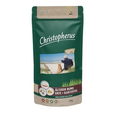 Afbeelding van Christopherus Graanvrij Senior Eend &amp; Aardappel 4kg
