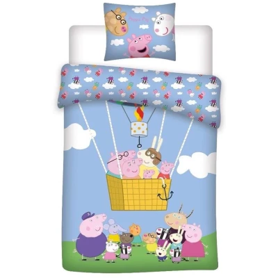 Afbeelding van Peppa Pig Peuter dekbedovertrek 100x140Cm Katoen