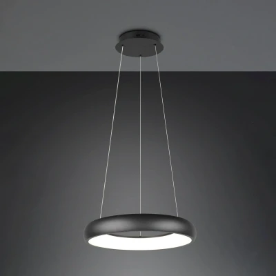Afbeelding van Trio Led hanglamp Cardona zwart Ø 45cm 349614532