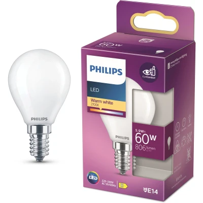 Afbeelding van Philips Led Lamp 60W E14 Warm Wit
