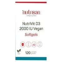 Afbeelding van Nutrisan NutriVit D3 2000IU Vegan Softgels