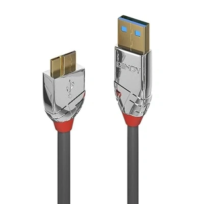 Afbeelding van LINDY USB kabel 3.2 Gen1 (USB 3.0 / 3.1 Gen1) A stekker, micro B stekker 0.50 m Grijs 36656