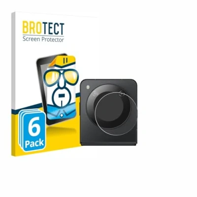 Afbeelding van BROTECT (6 Stuks) Schermbeschermer voor Nubia Flip 5G (ALLEEN Camera) Screen Protector Transparant