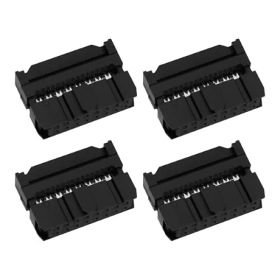 Afbeelding van ECSiNG 50 Stks 16Pin IDC kabel Montage Plug Socket Connector 2.54mm Pitch Vrouwelijke aansluiting voor Kabels Elektronische Projecten Geïntegreerde Circuit Boards