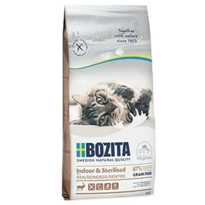Afbeelding van BOZITA INDOOR &amp; STERILISED GRAIN FREE REINDEER 2 KG