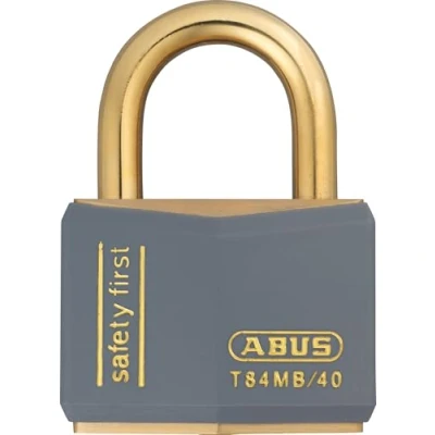 Afbeelding van ABUS 28355 serie Nautic INOX hangslot van massief messing grijs