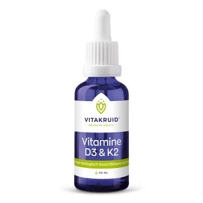 Afbeelding van Vitamine D3 &amp; K2 Vitakruid Druppels