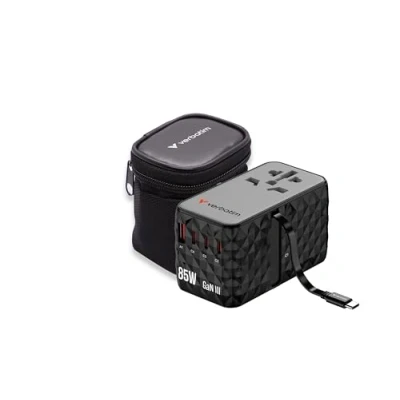 Afbeelding van Verbatim Charge &#039;n&#039; Travel GaN III universele reisadapter 85W