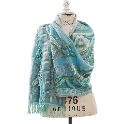 Afbeelding van LOBERON Sjaal Carol blauw