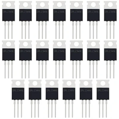 Afbeelding van 20 STKS IRLZ34N MOSFET Transistor N Kanaal ESD Nominaal tot 220 30A 55V 3Pin Internationale Gelijkrichter Power voor Elektronische Schakelaar Controleerbare