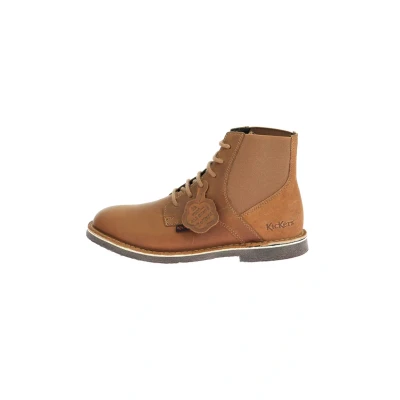 Afbeelding van Kickers LITI Veterboots, Dames, Maat: 40, Camel Leer