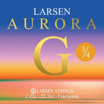 Afbeelding van LARSEN STRINGS Cello snaren Aurora G 3/4 Medium