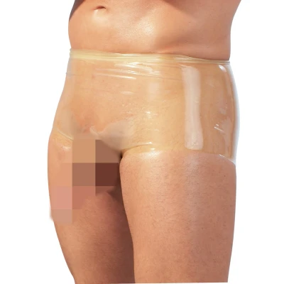 Afbeelding van Latex Boxer Met Penissleeve Transparant
