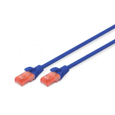 Afbeelding van Digitus DK 1617 100/B RJ45 Netwerkkabel, patchkabel CAT 6 U/UTP 10.00 m Blauw Halogeenvrij 1 stuk(s)