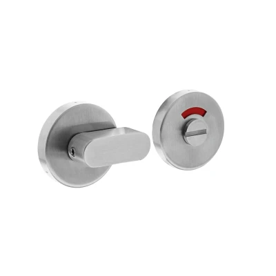 Afbeelding van WC slot comfortknop rond verdekt geborsteld RVS
