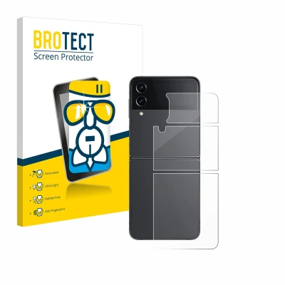 Afbeelding van BROTECT Screenprotector voor Samsung Galaxy Z Flip 4 (Achterkant) Folie Beschermfolie Beschermglas transparant