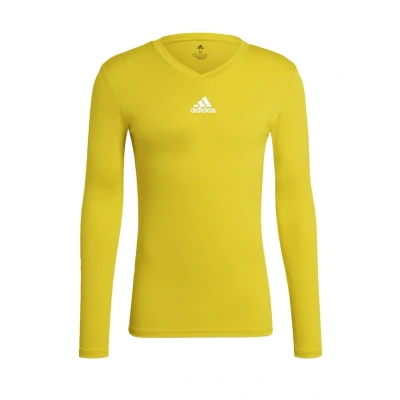 Afbeelding van adidas Performance TEAM BASE Longsleeve, Heren, Maat: XL, Yellow