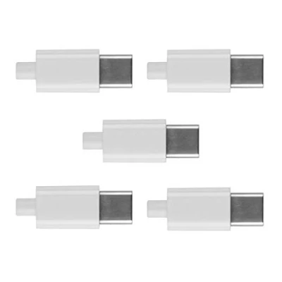Afbeelding van JSER 5set DIY 24pin USB 3.1 type C Mannelijke Plug Connector SMT met 3.5mm SR en Behuizing Cover