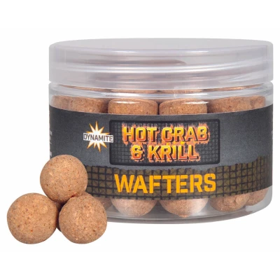 Afbeelding van Dynamite Baits Hot Crab &amp; Krill Wafters 15mm Hookbaits