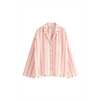 Afbeelding van Lindex Slaapshirt framboos / pastelroze