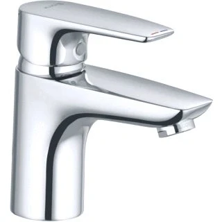Afbeelding van Kludi pure en solid wastafelmengkraan zonder waste 75 chroom 340280575