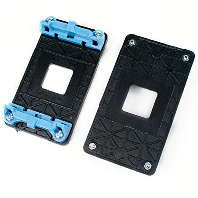 Afbeelding van NMD&amp;LR CPU Backplate Voor AM3, Plastic Backplane Radiator Ventilator Bodem Beugel AMD AM2/AM3/FM1/FM2 Moederbord, Blauw