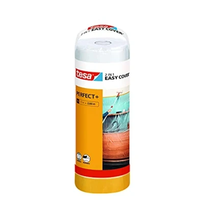 Afbeelding van tesa Easy Cover Perfect+ 56575 00000 00 Afdekfolie Geel, Transparant (l x b) 17 m 2.60 1 set(s)