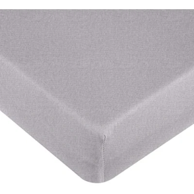 Afbeelding van Träumeland TT02163 hoeslaken Jersey donkergrijs, 60 x 120 + 70 140 cm, meerkleurig