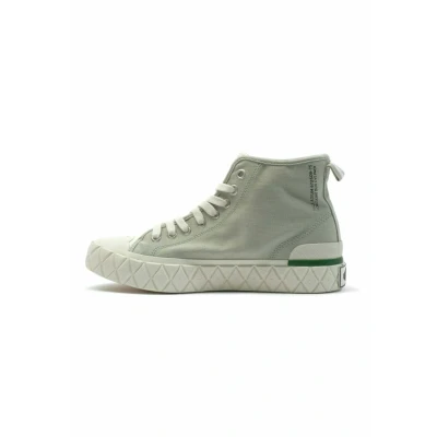 Afbeelding van Palladium Enkellaarsjes met plateauzool, Maat: 38, Green Textiel