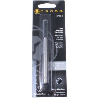 Afbeelding van Balpenvulling Cross slim click M zwart