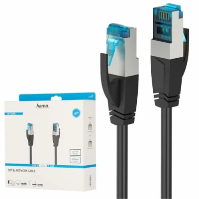 Afbeelding van Hama Netwerkkabel Cat 6A 10 Gbit/S S/Ftp Afgeschermd 10,00 M